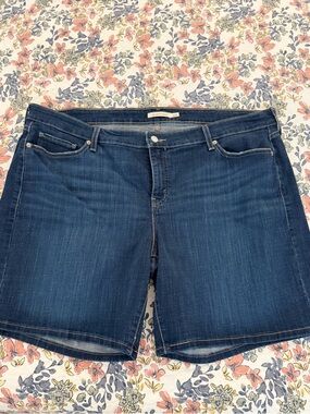 Levi's Dark Blue Denim Shorts